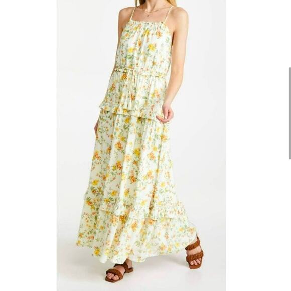Lost + Wander Big Escape Floral Tiered Maxi Dress Size XS - Picture 1 of 15